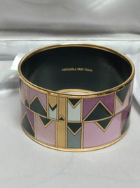 *BRAND NEW MICHAELA FREYTEAM GOLD ENAMEL BRACELETS