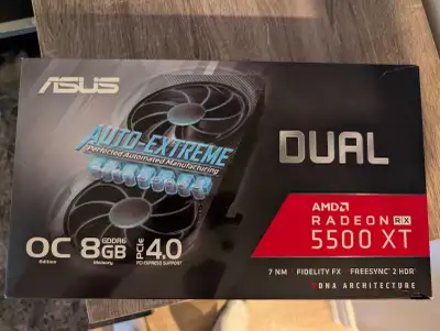 RX 5500xt 8gb Asus dual GPU., View more