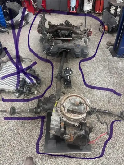 Traction intégrale pour Volkswagen était sur un Golf R mais fait sur MK5 et Mk6 . Faites-moi une off...