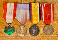 Imperial Japanese service medals WW2 circa