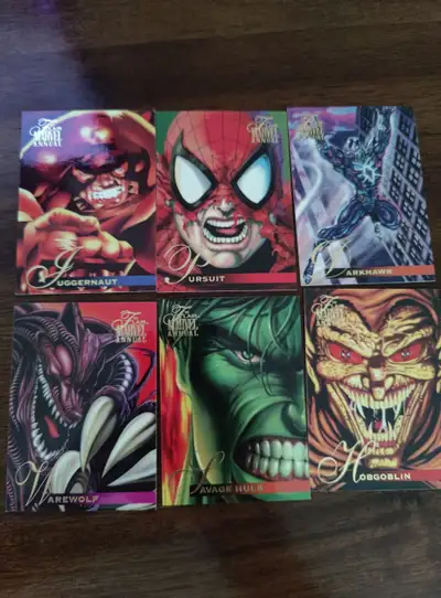 MARVEL ANNUAL FLAIR 1995 CARDS, View more