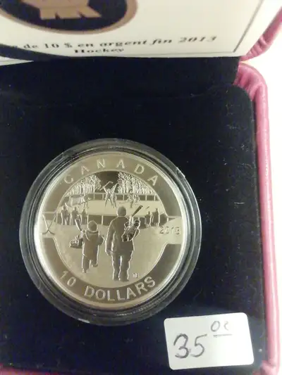 2013 Royal   Canadian Mint Hockey     Fine Silver Coin $10 Coin, View more