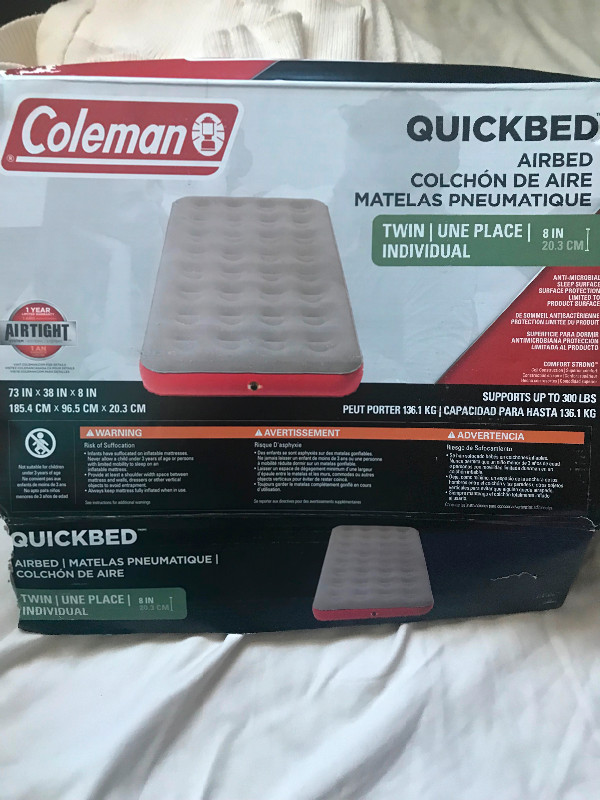 Coleman blow up Air matress in Other in Barrie