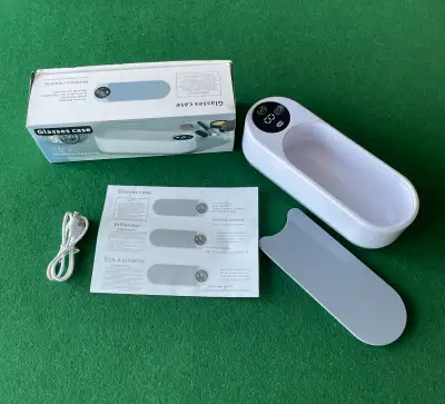 New Wireless cleaner Keep your glasses, jewellery, watches and shavers sparkling clean with this ult...