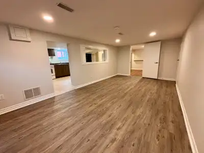 Newly-Renovated 1 Bedroom Basement Apartment For Rent