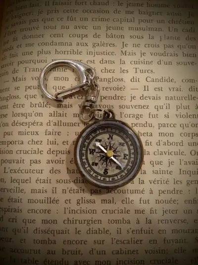 Boussole, Porte clef neuf, View more