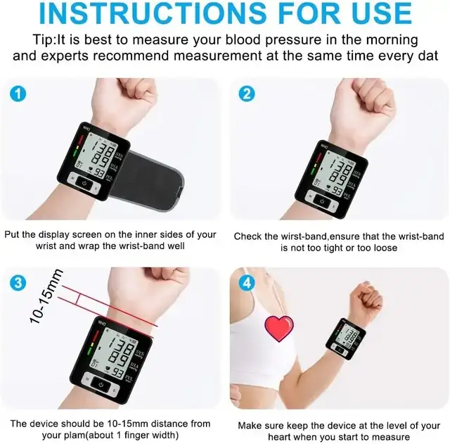 Brand New Wrist Blood Pressure Monitor in Health & Special Needs in Markham / York Region - Image 8