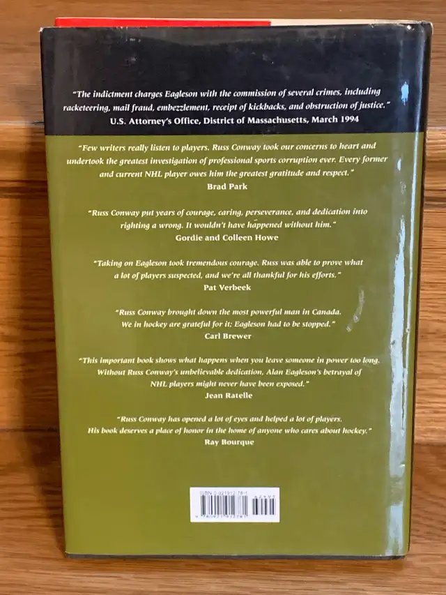 Game Misconduct by Russ Conway hardcover biography  in Non-fiction in Oshawa / Durham Region - Image 3