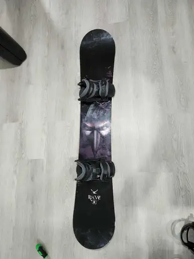 Snowboard and Bindings, View more