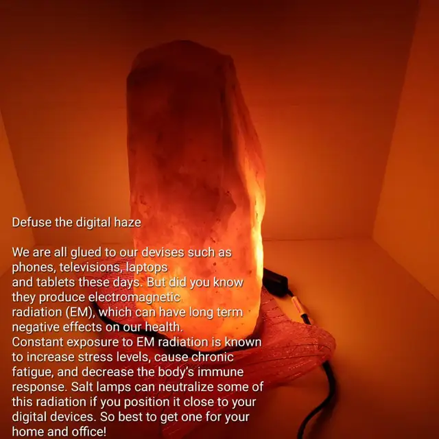 Beautiful Large Salt Lamp - $55 - Pick up in Orleans ON  in Indoor Lighting & Fans in Ottawa - Image 5