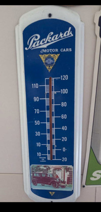Vintage  Packard thermometer. 