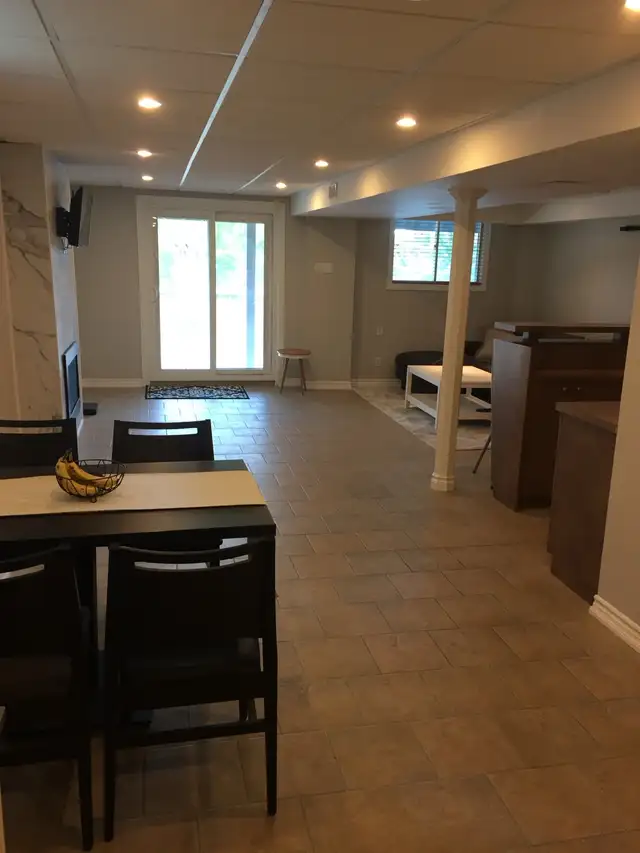 ABOVE GROUND BASEMENT FOR RENT in Short Term Rentals in Mississauga / Peel Region - Image 5