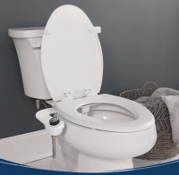 SlimEdge Luxury Bidet Jetspray Toilet Attachment with Dual nozz