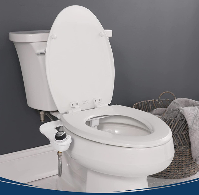 SlimEdge Luxury Bidet Jetspray Toilet Attachment with Dual nozz in Bathwares in City of Toronto