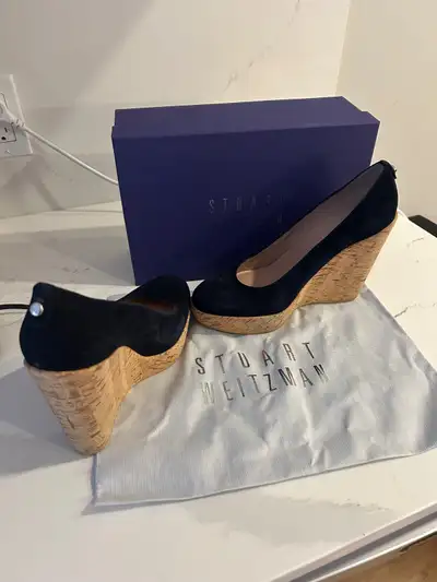 Stuart Weitzman platform 5” heels , View more