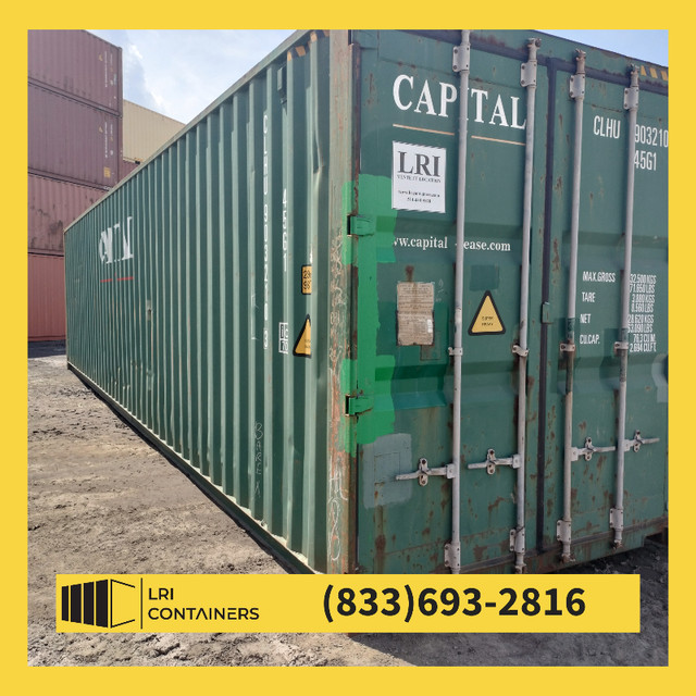 40ft Used Shipping Container / Conteneur d'Ocassion 40 pieds dans Conteneurs d’entreposage  à Ville de Montréal