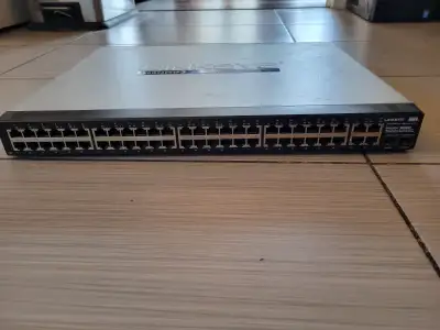 Linksys SRW248G4P Network switch, View more