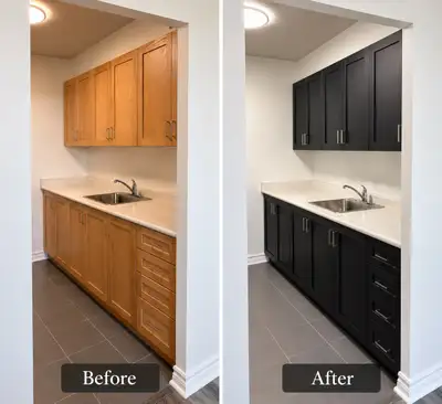Kitchen Cabinet Wrapping | Interior Vinyl Wrapping | Toronto & G, View more