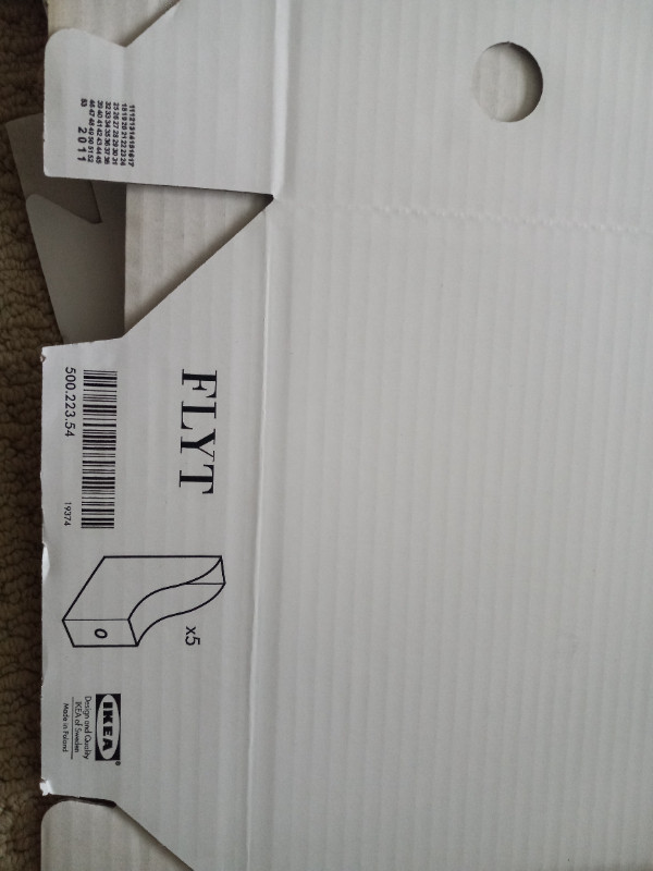 10 Ikea white cardboard portfolio boxes dans Rangement et organisation  à Kitchener / Waterloo - Image 2