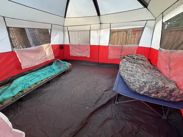 Coleman Red Willow 7P Cabin Tent 12x10ft in Fishing, Camping & Outdoors in Oshawa / Durham Region - Image 4