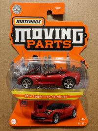 New Matchbox Moving Parts '16 Corvette Stingray 1:64 diecast car