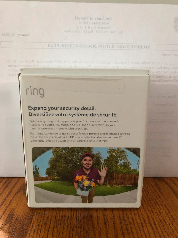 Ring Wi-Fi Video Doorbell Pro 2 - Satin Nickel - 1536p HD VIdeo dans Appareils électroniques  à Ville de Montréal - Image 2