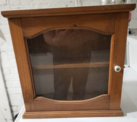 Curio Cabinet with Glass Door