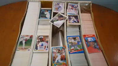 baseball cards  huge lot  average 3500 cards  1989-90-91-92, View more