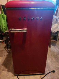Red galanz mini fridge