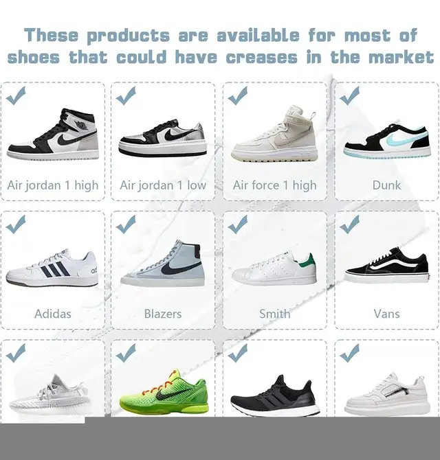 4 Pairs Shoe Crease Protector, Crease Guard Size L (7"-12") in Men's Shoes in Oakville / Halton Region - Image 5