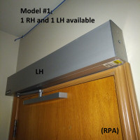 Door Operator - Stanley, Push Plate, 2 Models, LH / RH