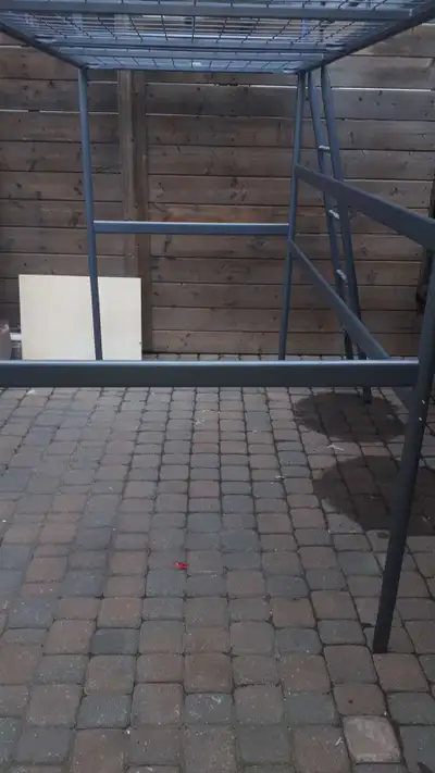 Ikea loft bunk bed frame like new condition. Fits twin size mattress. Asking $280.