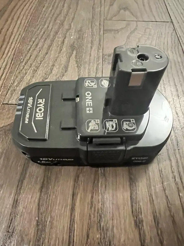 Ryobi  ONE+ Lithium-Ion 1.5 Ah 18V Battery. Windermere Pickup in Power Tools in Edmonton - Image 2