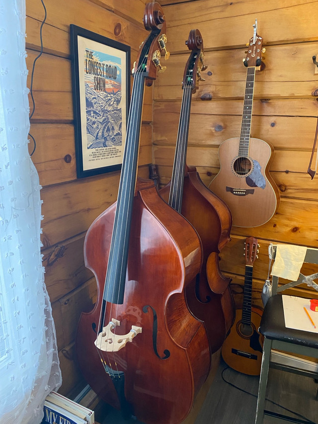 Wooden bass stand in String in Peterborough - Image 2