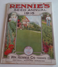 Rennie's Seed Annual, 1918, Catalogue, Wm. Rennie Co., Toronto
