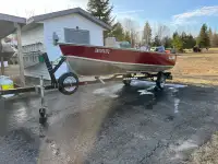 14’ Lund 25hp Yamaha Boat Package