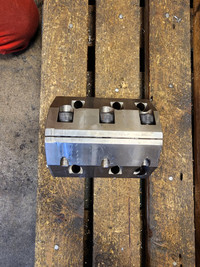 Custom made split boring bar holder for Puma 400 CNC Turning