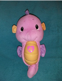 Fisher Price Soothe 'N Glow Pink Seahorse Baby Musical Lullaby