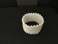 White Bead Bracelet