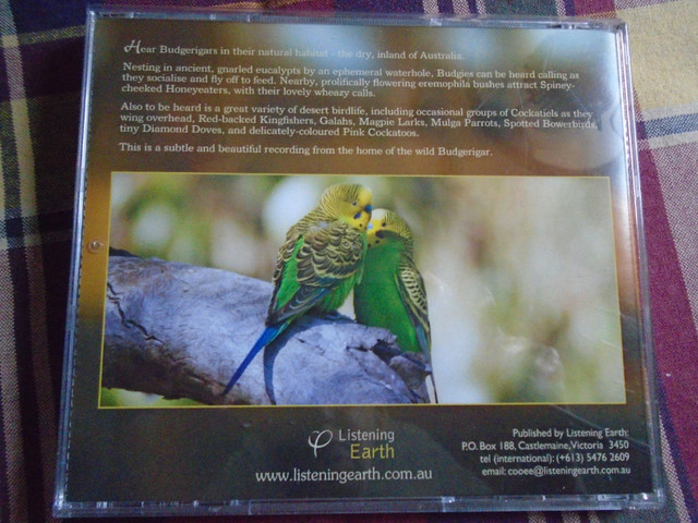 Budgie Nature Sounds CD in Birds for Rehoming in City of Halifax - Image 3