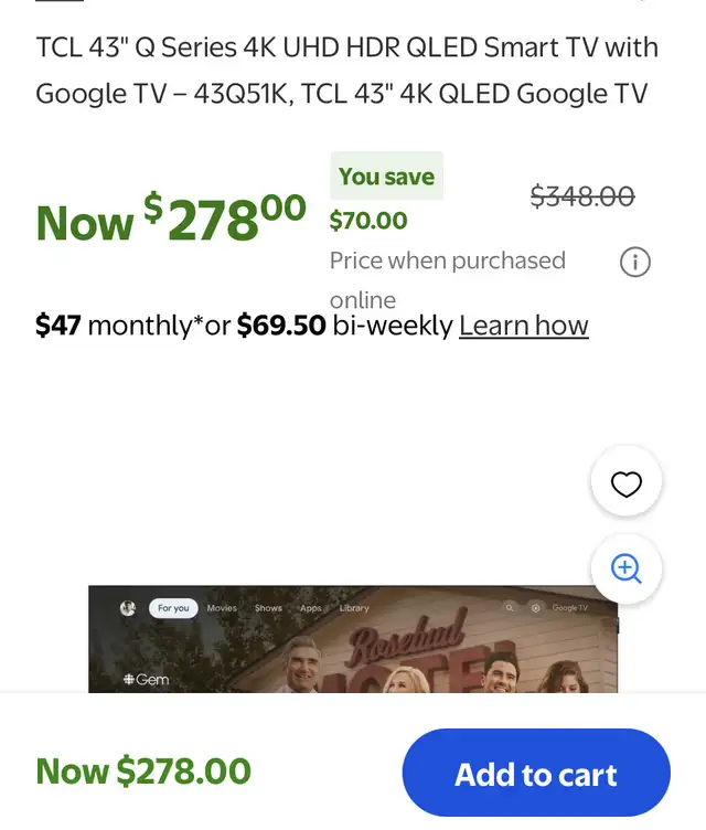 TCL 43” smart tv with google in General Electronics in Delta/Surrey/Langley - Image 2