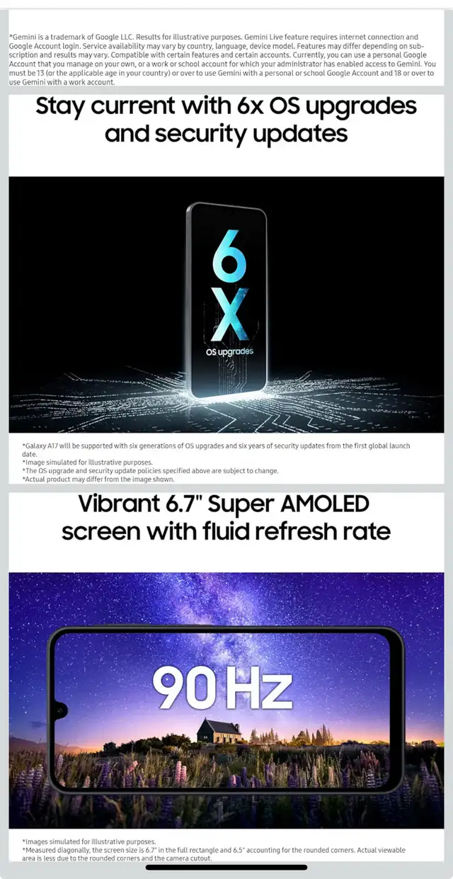 Samsung A17 , almost like a Brand new  in Cell Phones in North Bay - Image 5