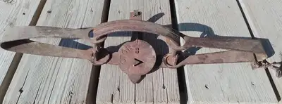 Vintage Victor Long Spring Coyote Traps.  Eight traps in total., View more