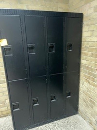 3 sets of lockers