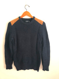 J.Crew shoulder patch knit sweater