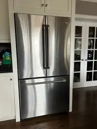 GE Cafe French Door Refrigerator, 36 inch, 24.9 cu - $600 obo