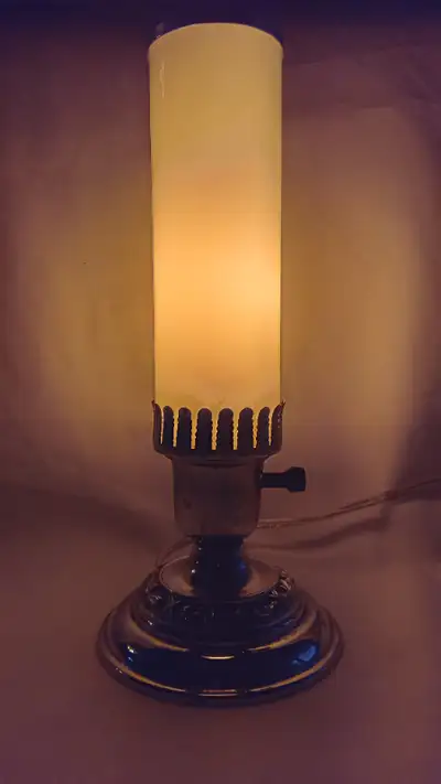 1930s Art Deco Torpedo Milk Glass, View more