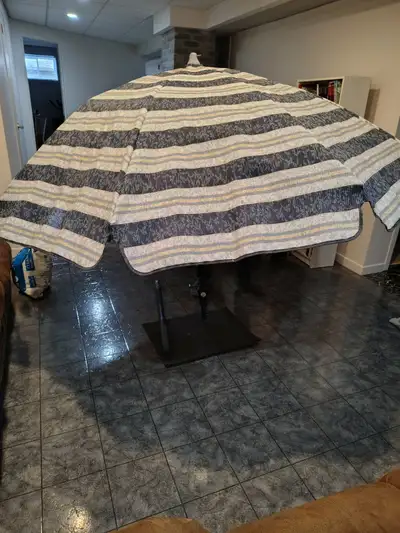 Parasol en aluminium  inclinable avec manivelle  8 pieds, View more