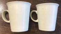 Denby energy mugs 4” tall cream colour