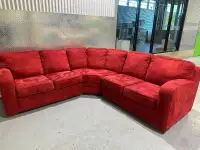 Beautiful Red sectional ! I can deliver 